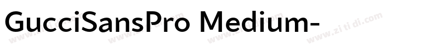 GucciSansPro Medium字体转换